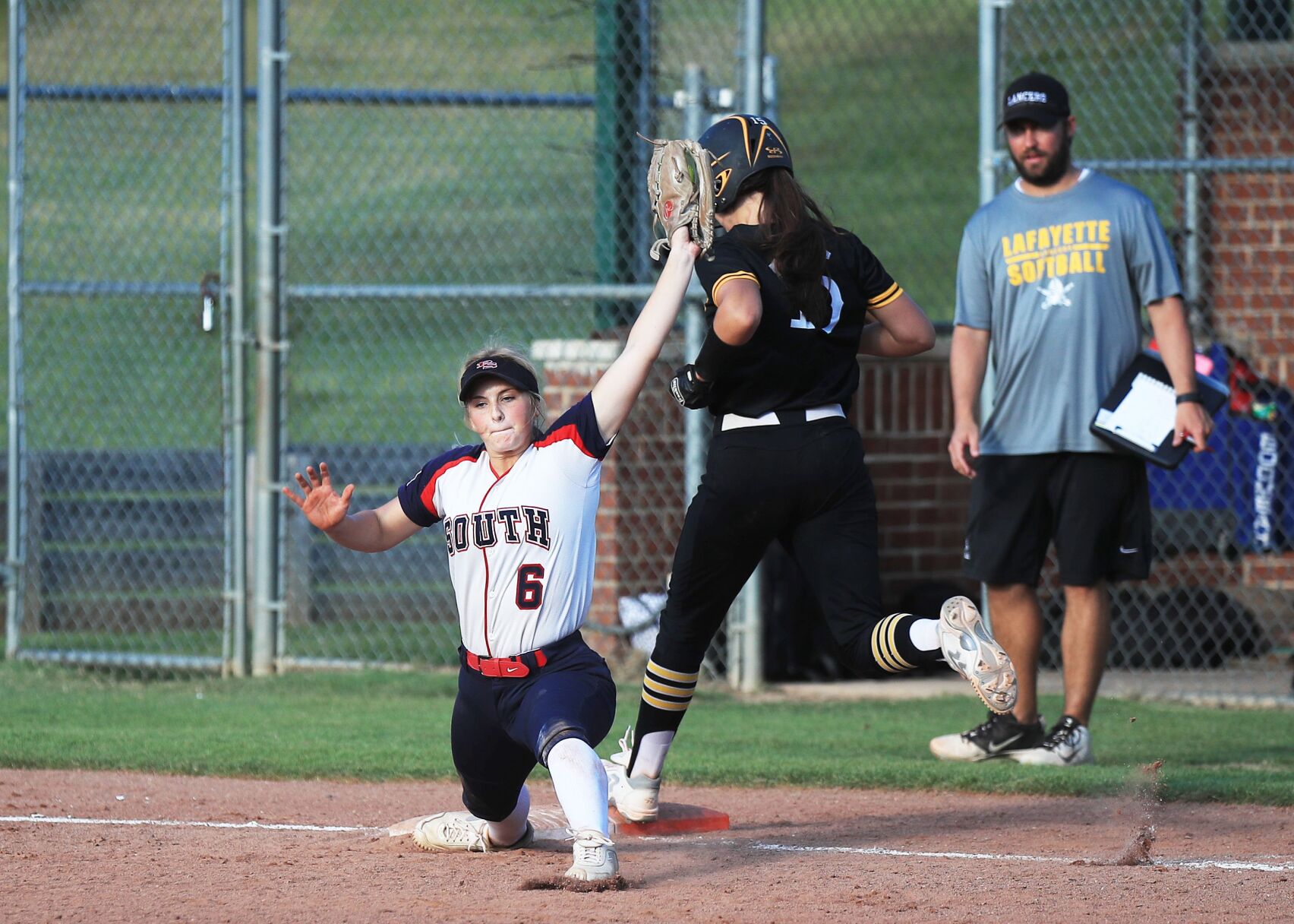 Parkway South vs. Lafayette softball